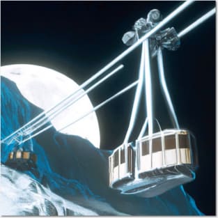 Gothic Moon Tram Posters and Art